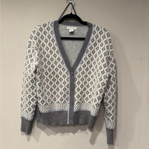 Cupcakes & Cashmere Light Gray Knit Sweater